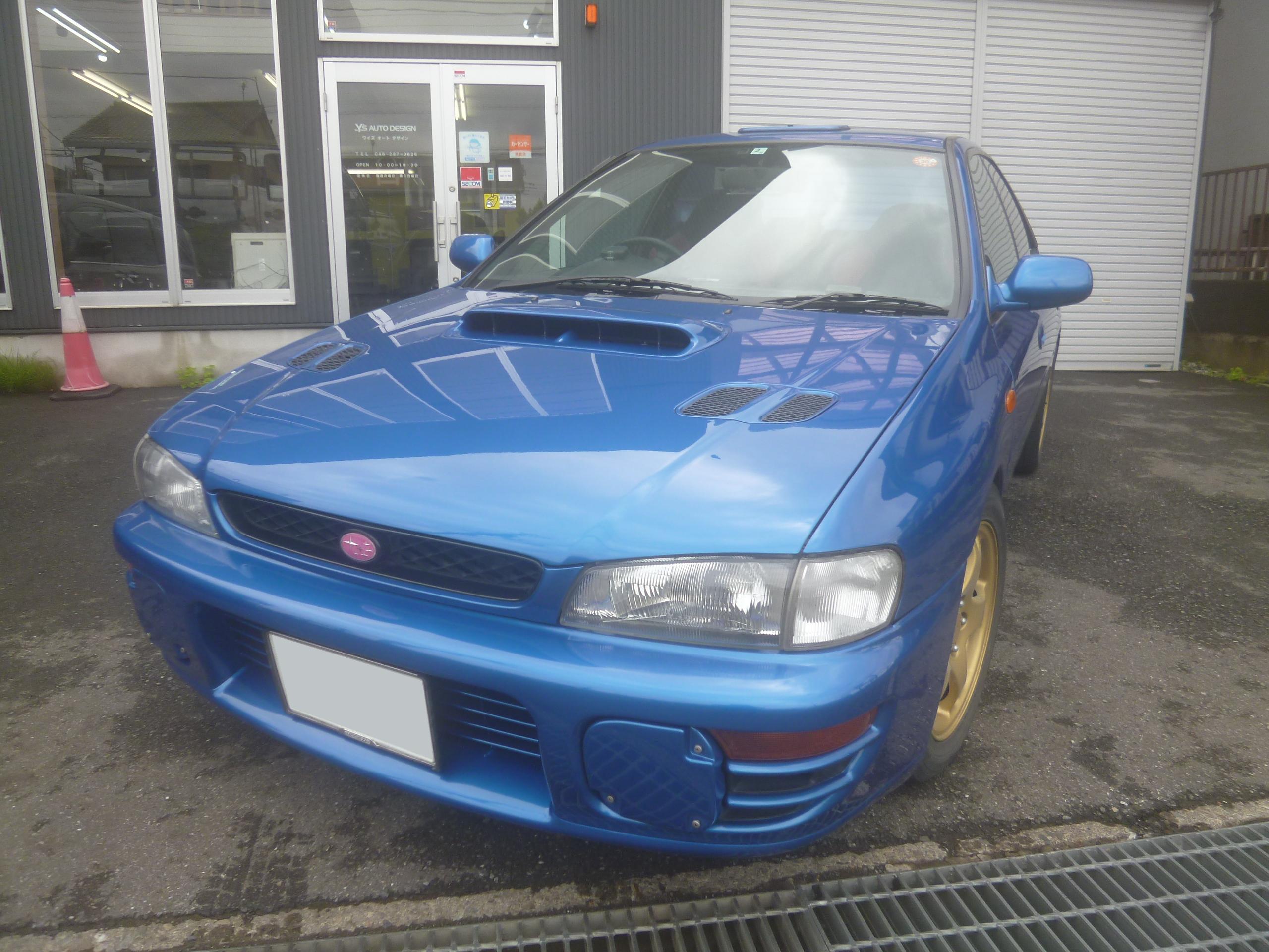 スバル インプレッサWRX STI GC/GF オールペン 全塗装 純正色